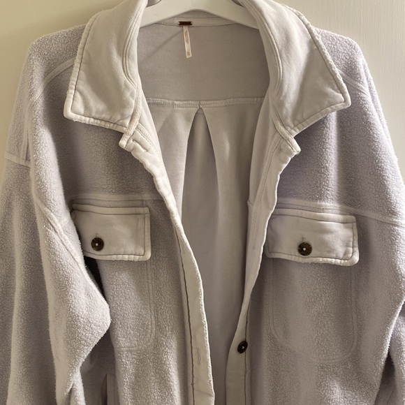 Free People ruby shacket—stone color - xl we the free - Picture 3 of 8